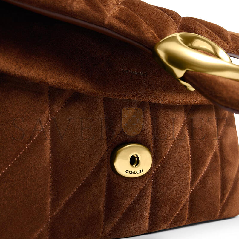 C0a*h tabby shoulder bag 26 with quilting cck48b4wbr (26*14*8cm)